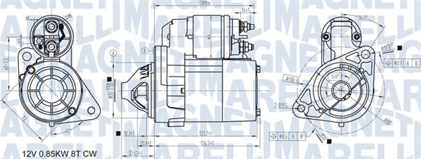 Magneti Marelli 063721307010 - Başlanğıc furqanavto.az