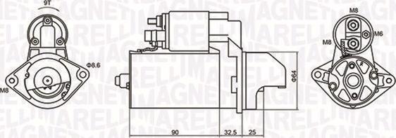 Magneti Marelli 063721334010 - Başlanğıc furqanavto.az