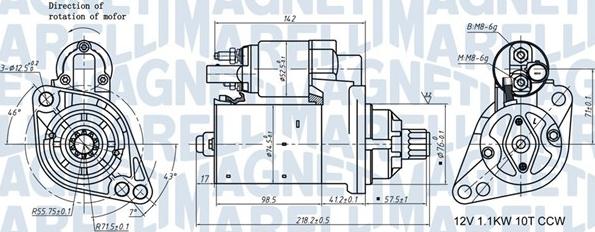 Magneti Marelli 063721322010 - Başlanğıc furqanavto.az