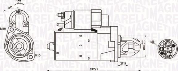 Magneti Marelli 063721249010 - Başlanğıc furqanavto.az