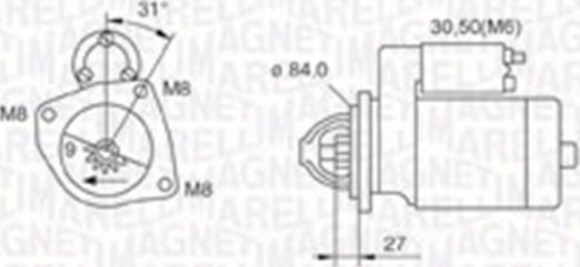 Magneti Marelli 063721203010 - Başlanğıc furqanavto.az