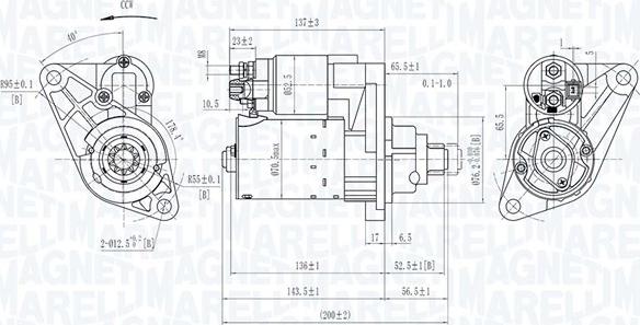 Magneti Marelli 063721282010 - Başlanğıc furqanavto.az