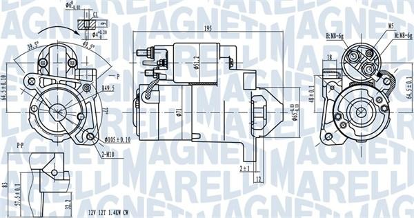 Magneti Marelli 063721273010 - Başlanğıc furqanavto.az