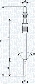 Magneti Marelli 062900090304 - İşıqlandırma şamı furqanavto.az