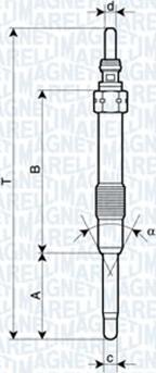 Magneti Marelli 062900053304 - İşıqlandırma şamı furqanavto.az