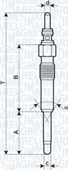 Magneti Marelli 062900006304 - İşıqlandırma şamı furqanavto.az