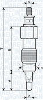 Magneti Marelli 062900073304 - İşıqlandırma şamı furqanavto.az