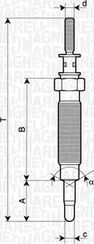 Magneti Marelli 062900134304 - İşıqlandırma şamı furqanavto.az