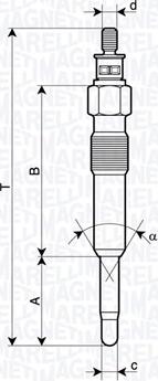 Magneti Marelli 062900126304 - İşıqlandırma şamı furqanavto.az