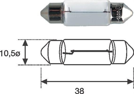 Magneti Marelli 009461100000 - Lampa, nömrə nişanı işığı furqanavto.az