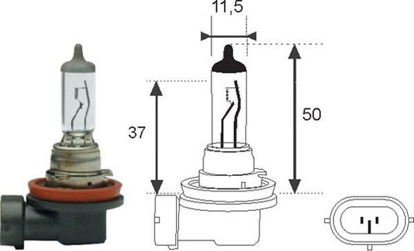 Magneti Marelli 002547100000 - Lampa, işıqfor furqanavto.az