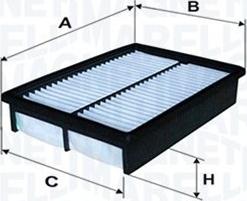 Magneti Marelli 153071762544 - Hava filtri furqanavto.az