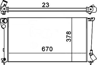 Magneti Marelli 359000300270 - Radiator, mühərrikin soyudulması furqanavto.az