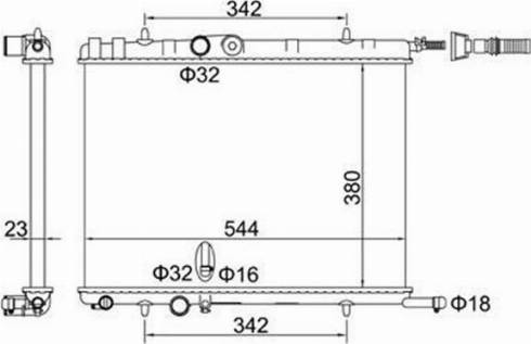 Magneti Marelli 359000391090 - Radiator, mühərrikin soyudulması furqanavto.az