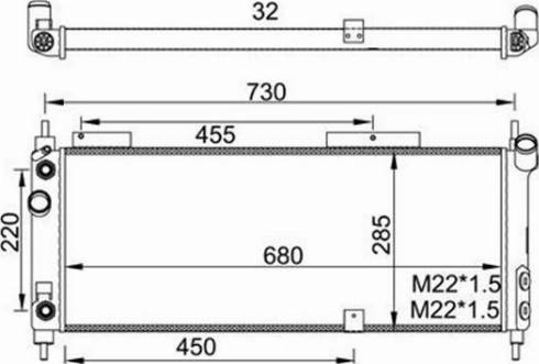 Magneti Marelli 359000391060 - Radiator, mühərrikin soyudulması furqanavto.az