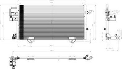 Magneti Marelli 359003220040 - Kondenser, kondisioner furqanavto.az