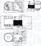 Magneti Marelli 350300004200 - Yağ soyuducu, mühərrik yağı furqanavto.az