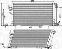 Magneti Marelli 350203994000 - Kondenser, kondisioner furqanavto.az