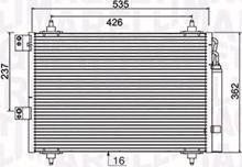 Magneti Marelli 350203936000 - Kondenser, kondisioner furqanavto.az