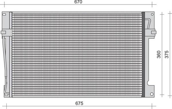 Magneti Marelli 350203452000 - Kondenser, kondisioner furqanavto.az
