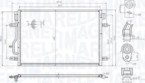 Magneti Marelli 350203103300 - Kondenser, kondisioner furqanavto.az