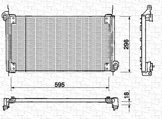 Magneti Marelli 350203131000 - Kondenser, kondisioner furqanavto.az