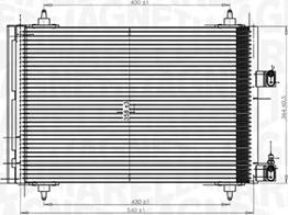 Magneti Marelli 350203849000 - Kondenser, kondisioner furqanavto.az