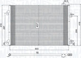 Magneti Marelli 350203803000 - Kondenser, kondisioner furqanavto.az