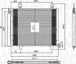 Magneti Marelli 350203836000 - Kondenser, kondisioner furqanavto.az