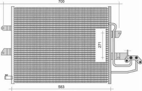 Ava Quality Cooling VW 5211 - Kondenser, kondisioner furqanavto.az