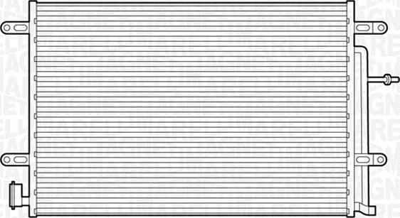 Magneti Marelli 350203240000 - Kondenser, kondisioner furqanavto.az
