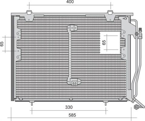 Magneti Marelli 350203262000 - Kondenser, kondisioner furqanavto.az