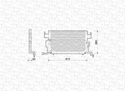 Magneti Marelli 350203204000 - Kondenser, kondisioner furqanavto.az