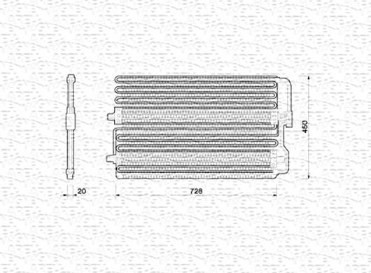 Magneti Marelli 350203213000 - Kondenser, kondisioner furqanavto.az