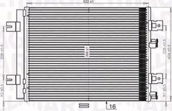 Magneti Marelli 350203765000 - Kondenser, kondisioner furqanavto.az