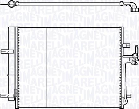 Magneti Marelli 350203712000 - Kondenser, kondisioner furqanavto.az