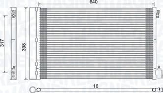 Magneti Marelli 350203779000 - Kondenser, kondisioner furqanavto.az