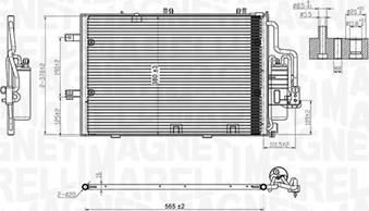 Magneti Marelli 350203770000 - Kondenser, kondisioner furqanavto.az