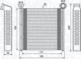 Magneti Marelli 350218448000 - İstilik dəyişdiricisi, daxili isitmə furqanavto.az