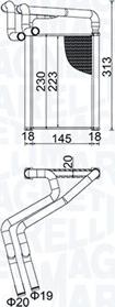 Magneti Marelli 350218488000 - İstilik dəyişdiricisi, daxili isitmə furqanavto.az