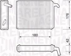 Magneti Marelli 350218054000 - İstilik dəyişdiricisi, daxili isitmə furqanavto.az