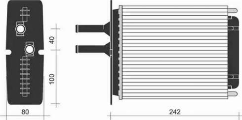 Magneti Marelli 350218255000 - İstilik dəyişdiricisi, daxili isitmə furqanavto.az