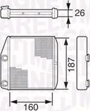 Magneti Marelli 350218227000 - İstilik dəyişdiricisi, daxili isitmə furqanavto.az