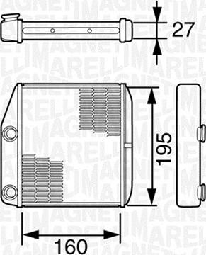 Magneti Marelli 350218227000 - İstilik dəyişdiricisi, daxili isitmə furqanavto.az