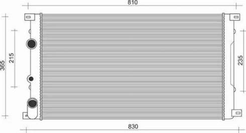 Magneti Marelli 350213994000 - Radiator, mühərrikin soyudulması furqanavto.az