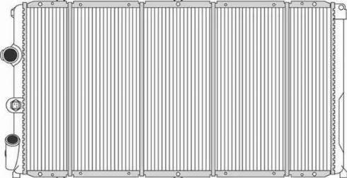 Magneti Marelli 350213992000 - Radiator, mühərrikin soyudulması furqanavto.az