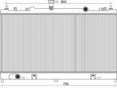 Magneti Marelli 350213941000 - Radiator, mühərrikin soyudulması furqanavto.az