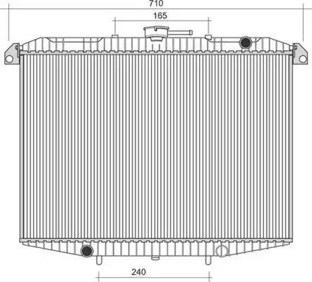 Magneti Marelli 350213956000 - Radiator, mühərrikin soyudulması furqanavto.az