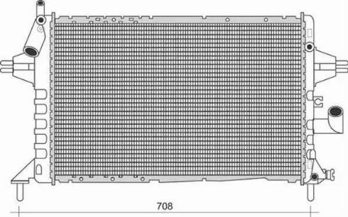 Magneti Marelli 350213964000 - Radiator, mühərrikin soyudulması furqanavto.az