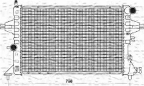 Magneti Marelli 350213962000 - Radiator, mühərrikin soyudulması furqanavto.az